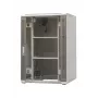 EmiterNet Top 24U vabaltseisev kapp, 800x800x1180 mm, klaasist esiuks, must EM/SH05D-8824