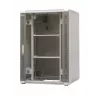 EmiterNet Top 24U vabaltseisev kapp, 800x800x1180 mm, klaasist esiuks, must EM/SH05D-8824