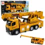LEAN TOYS 1:12 RC veoauto kraanaga - metallkabiin, tuled, helid, 2.4GHz 8-kanaliga kaugjuhtimispult