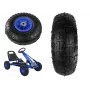 LEAN TOYS Gokarti ratas A15 sinine - 280 mm pneumaatiline varuratas 12 mm avaga, kõikmaastikurehvi muster, kuullaagrid, Schraderi ventiil, sisemine sisekumm kaasas