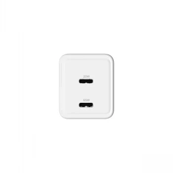 GRATEQ OLOS 65W GaN kahe USB-C PD PPS seinatäitja