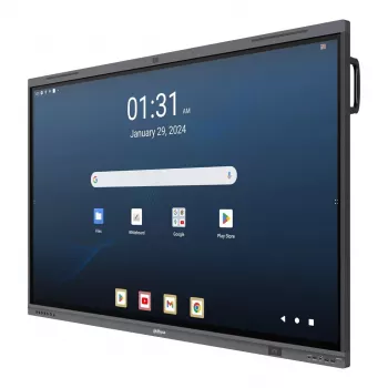 Dahua DHI-LPH65-MC480-U 65 inch 4K interaktiivne puuteekraan Android 13-ga, EDLA sertifikaat, 40-punktiline IR-puude, 48MP kaamera, 8-mikrofoniline massiiv, Wi-Fi 6, 8GB RAM, 128GB salvestusruum