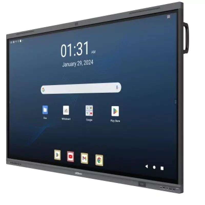 Dahua DHI-LPH65-MC480-U 65 inch 4K interaktiivne puuteekraan Android 13-ga, EDLA sertifikaat, 40-punktiline IR-puude, 48MP kaamera, 8-mikrofoniline massiiv, Wi-Fi 6, 8GB RAM, 128GB salvestusruum