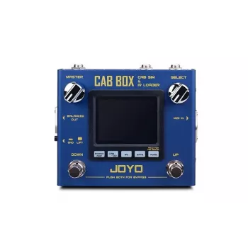 JOYO R-08 Cab Box IR kõlari simulaatori pedaal 40 tehasetüüpi IR-iga, 11 mikrofonimudeliga, 4 võimendi simulaatoriga, 3-ribalise EQ-ga, XLR DI, kõrvaklappide väljundiga