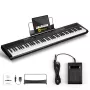 Artesia Performer 88-klahviline poolveega digitaalne klaver kõlarite, sustain-pedaali ja USB MIDI-ga - must