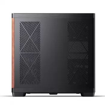 Jonsbo TK-4 Wood arvutikorpus, Midi Tower, ATX, karastatud klaas - must