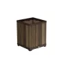 KETER lillepott Deco Square Tall Planter pähkel