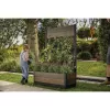 KETER Deco Tulip 110L 2-Rombiline Pähklipuu Võrkmustriga Lillepott