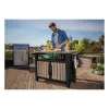 KETER Grill table Deco Unity XL 207L ash wood tone