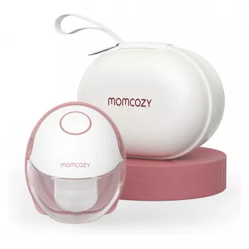 Momcozy - M6 käed-vabad rinnapump - punane
