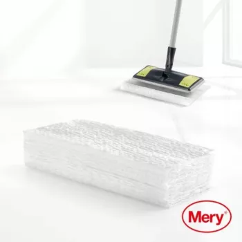 MERY Tolmukogumisrätid mikrofiiber 20 tk. põrandaharjale Tolmumopp 29,5x21,5cm