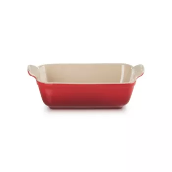 LE CREUSET ristkülikukujuline ahjuvorm Heritage keraamika 19x14cm / 1,1L punane