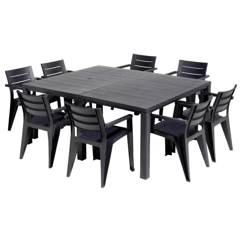 KETER Aiamööbel laud Julie Double Table (2 konfiguratsiooni) hall