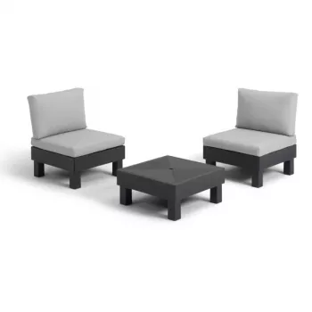 KETER aiamööbli komplekt Elements Balcony Set hall/helehall