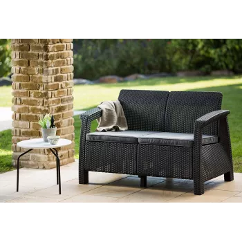 KETER aia diivan kahekohaline Corfu Love Seat hall