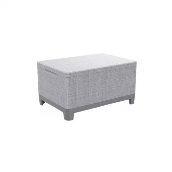 KETER aia laud/hoidmiskast Scandi Storage Table helehall/tume terashall