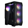 Zalman N7 PLUS V2 ATX Mid Tower arvutikorpus, 7 x 120mm ARGB ventilaatorit, karastatud klaas, must