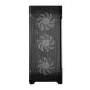 Zalman N7 PLUS V2 ATX Mid Tower arvutikorpus, 7 x 120mm ARGB ventilaatorit, karastatud klaas, must