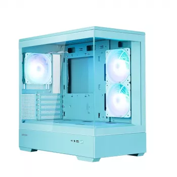 Zalman P30 V2, mATX Mini Tower arvutikorpus, 3 x 120mm ARGB ventilaatorit, mündiroheline