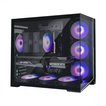 Zalman D40, ATX Mid Tower arvutikorpus, 7 x 120mm ARGB ventilaatorit, must