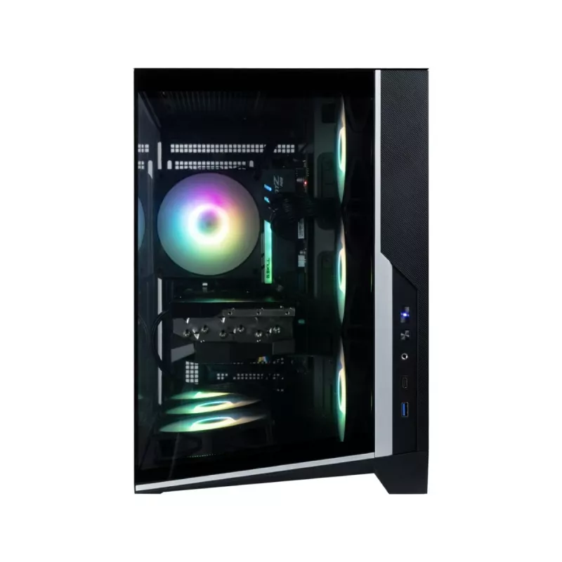 Zalman D40, ATX Mid Tower arvutikorpus, 7 x 120mm ARGB ventilaatorit, must