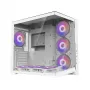 Zalman D40 White ATX Mid Tower korpus 7 ARGB ventilaatoriga ja karastatud klaasiga