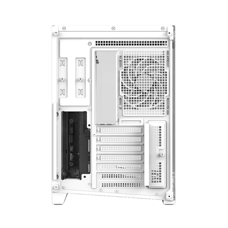 Zalman D40 White ATX Mid Tower korpus 7 ARGB ventilaatoriga ja karastatud klaasiga
