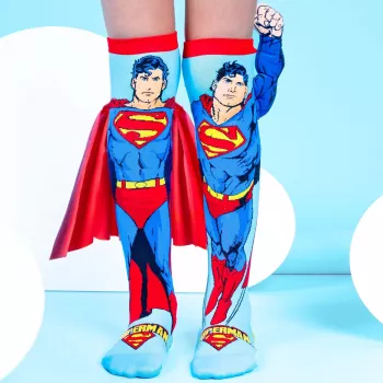 MADMIA Laste Põlvikud Sukad Superman Keep 3D DC Comics / Ms001