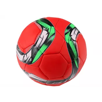 LEAN TOYS punane suur jalgpall 24 cm suurus 5