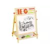 LEAN TOYS puidust tahvel 2in1 arvelaud kriit pliiats