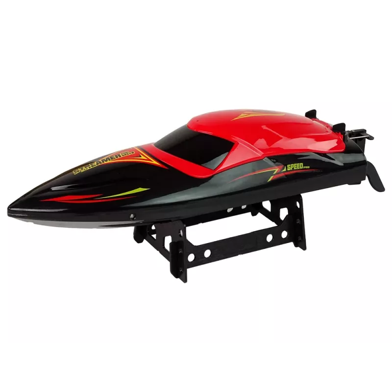 LEAN TOYS mootorpaat R/C 2.4G punane 35 KM/H