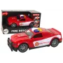 LEAN TOYS Tuletõrjeauto 1:14 Tuled Helid Punane