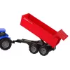 LEAN TOYS Traktor koos haagisega põllumajandussõiduk farm sinine