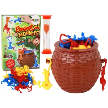 LEAN TOYS Ahvipuu mäng - Kukkuvad ahvid - Osavusmäng