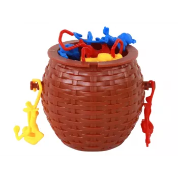 LEAN TOYS Ahvipuu mäng - Kukkuvad ahvid - Osavusmäng