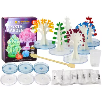 LEAN TOYS Loominguline hariduslik komplekt kristallpuude kasvatamiseks