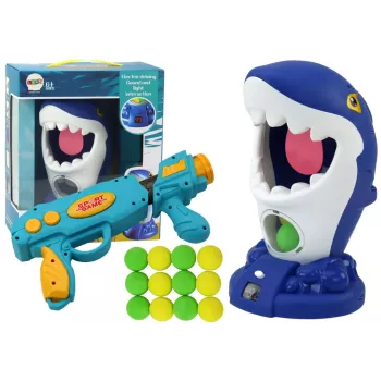 LEAN TOYS mänguautomaat Hai laskmise pallipüss