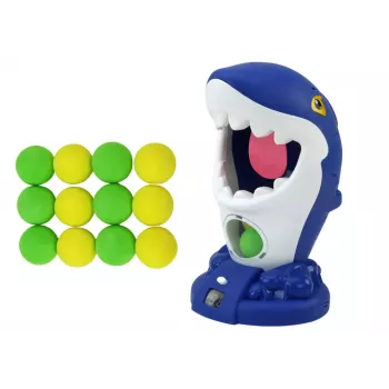 LEAN TOYS mänguautomaat Hai laskmise pallipüss