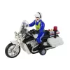 LEAN TOYS politseimootorratas mootoriga politsei helid ja tuled politseiauto