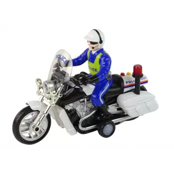 LEAN TOYS politseimootorratas mootoriga politsei helid ja tuled politseiauto
