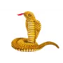 LEAN TOYS pehme maskott madu kuningkobra kollane 100 cm