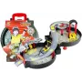 LEAN TOYS Parkla Autogaraaž Kohver Ring Kahetasandiline