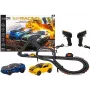 LEAN TOYS Võidusõiduraja komplekt 2 autoga ja 2 juhtmega juhtpuldiga