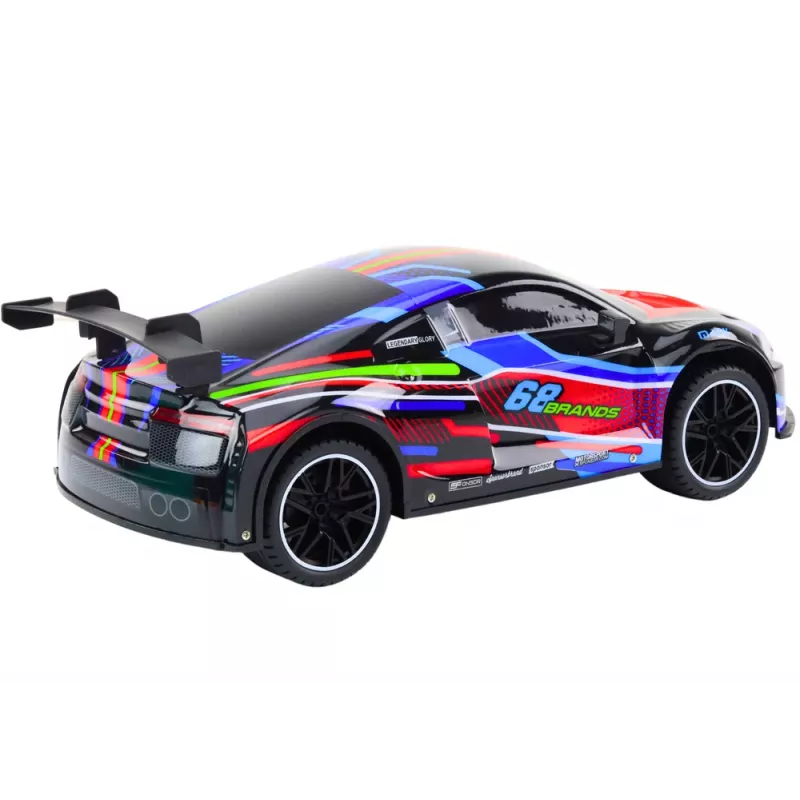 LEAN TOYS RC spordiauto 1:10 25km/h tuled must
