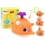LEAN TOYS Vaal Vannimänguasi 3 Otsikut Oranž
