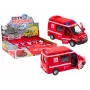 LEAN TOYS tuletõrjeauto 1:32 avanevad uksed tuled helid vedu punane
