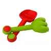 LEAN TOYS Liivakopa komplekt koos duši, spaatli, reha, vormide ja dinosaurusega