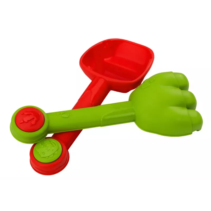 LEAN TOYS Liivakopa komplekt koos duši, spaatli, reha, vormide ja dinosaurusega