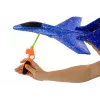 LEAN TOYS vahtplastist hävituslennuk sinise katapuldiga