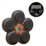 LEAN TOYS Muusikaline poksitreeningu masin Bluetoothi seinale kinnitatav laud LED-tuledega